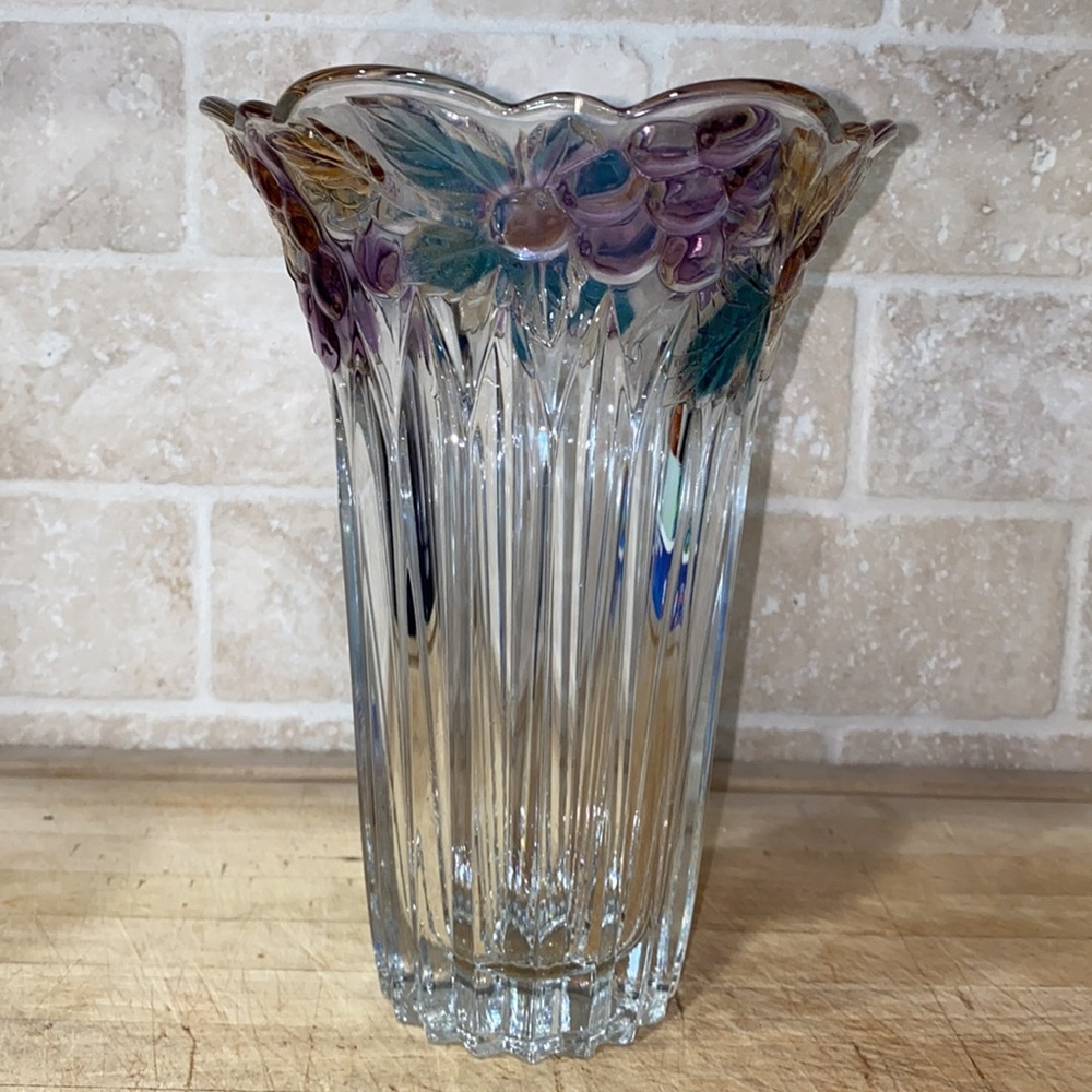 Savoir Vivre Cornucopia Crystal Vase